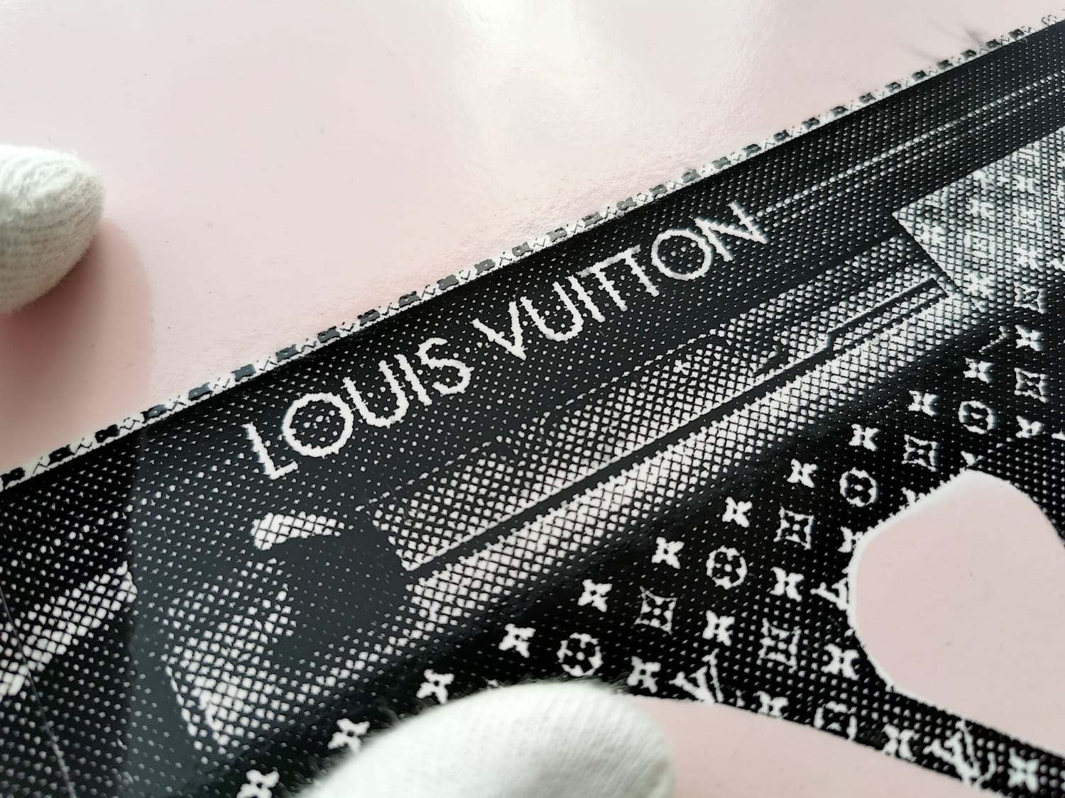 Louis Vuitton Gun Wood Print